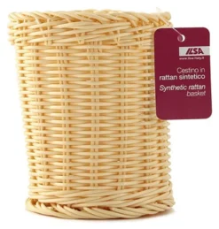 Cestino tavola Ilsa 24080120PCV porta grissini o posate Natural