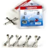 Chiave contatore Geko 6200 90 universale a croce Cromo lucido