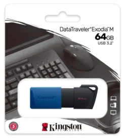 Chiavetta Kingston DTXM DATATRAVELER Exodia M Blue e Black