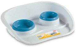 Ciotola animali Stefanplast 97770 Set Dinner 0,25+0,30 lt Azzurro