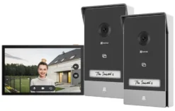Citofono Ezviz CS HP7 R110 2W2TFC Video Doorphone HP7 2 Entry Kit Gray