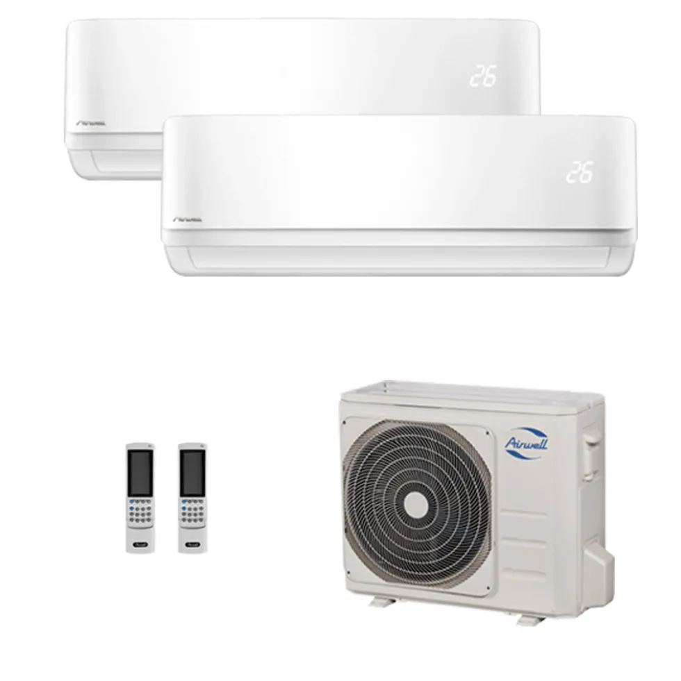 Climatizatore dual split Airwell fisso 2x12000 Btu 5kW