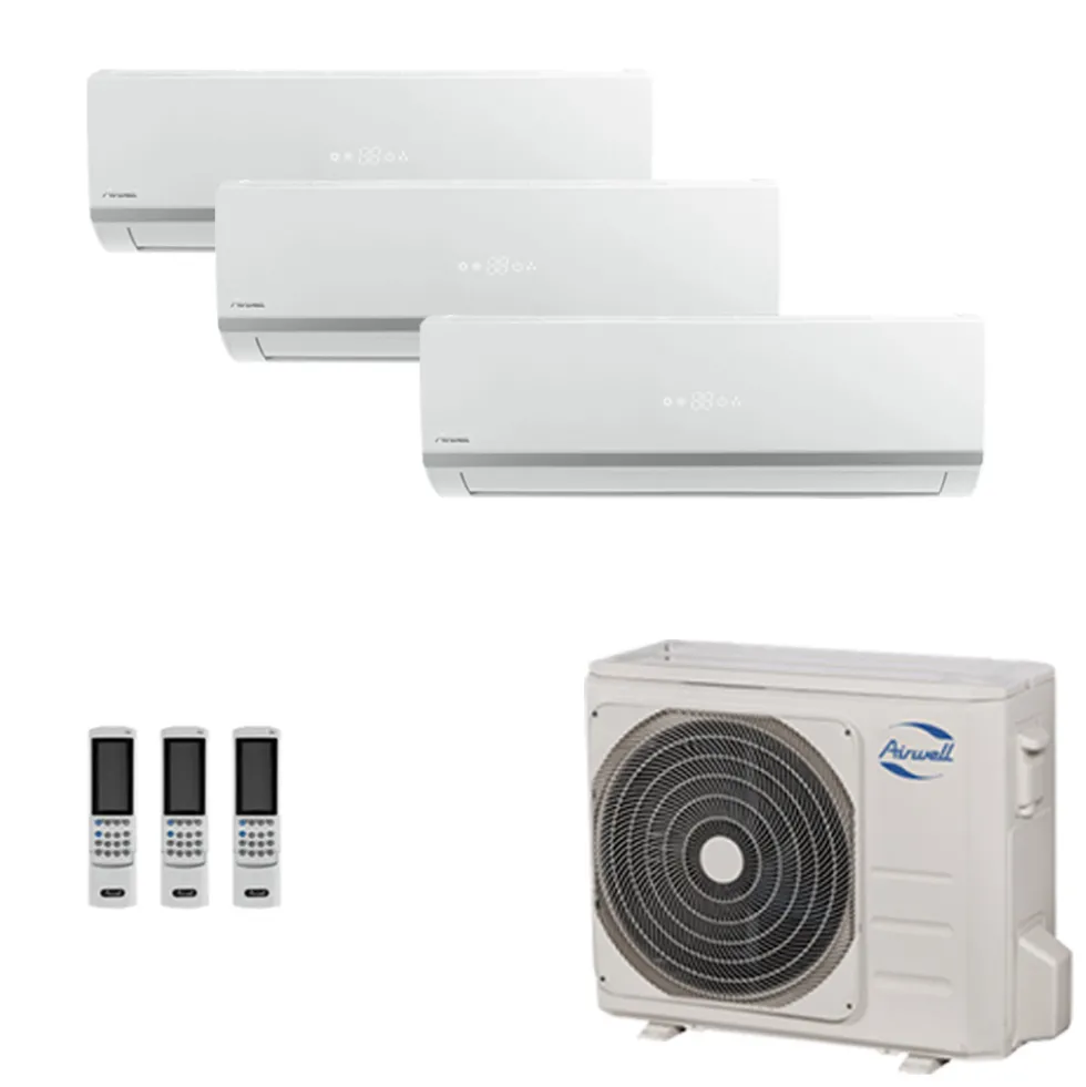 Climatizzatore trial split Airwell fisso 3x12000 Btu 7 kW