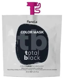 Color mask total black maschera colorante nutriente - 30 ml Fanola