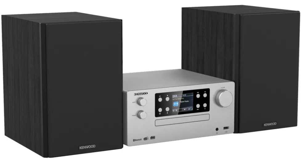Compatto HI FI Kenwood M 925DAB S Silver
