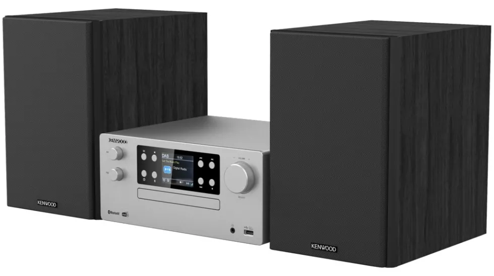 Compatto HI FI Kenwood M 925DAB S Silver
