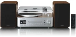 Compatto HI FI Lenco MC SERIES MC 860WDSI Wood e Silver