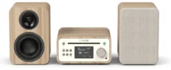 Compatto HI FI Pure 254591 CLASSIC Stereo Mini Cotton White Oak