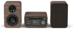 Compatto HI FI Pure 254592 CLASSIC Stereo Mini Coffee brown e Walnut