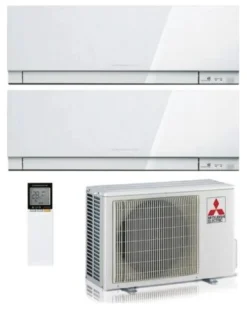 Condizionatore dual Mitsubishi KIRIGAMINE Multisplit Zen Bianco