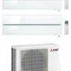 Condizionatore dual Mitsubishi KIRIGAMINE Style Msz Ln Bianco perla