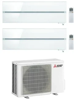 Condizionatore dual Mitsubishi KIRIGAMINE Style Msz Ln Bianco perla