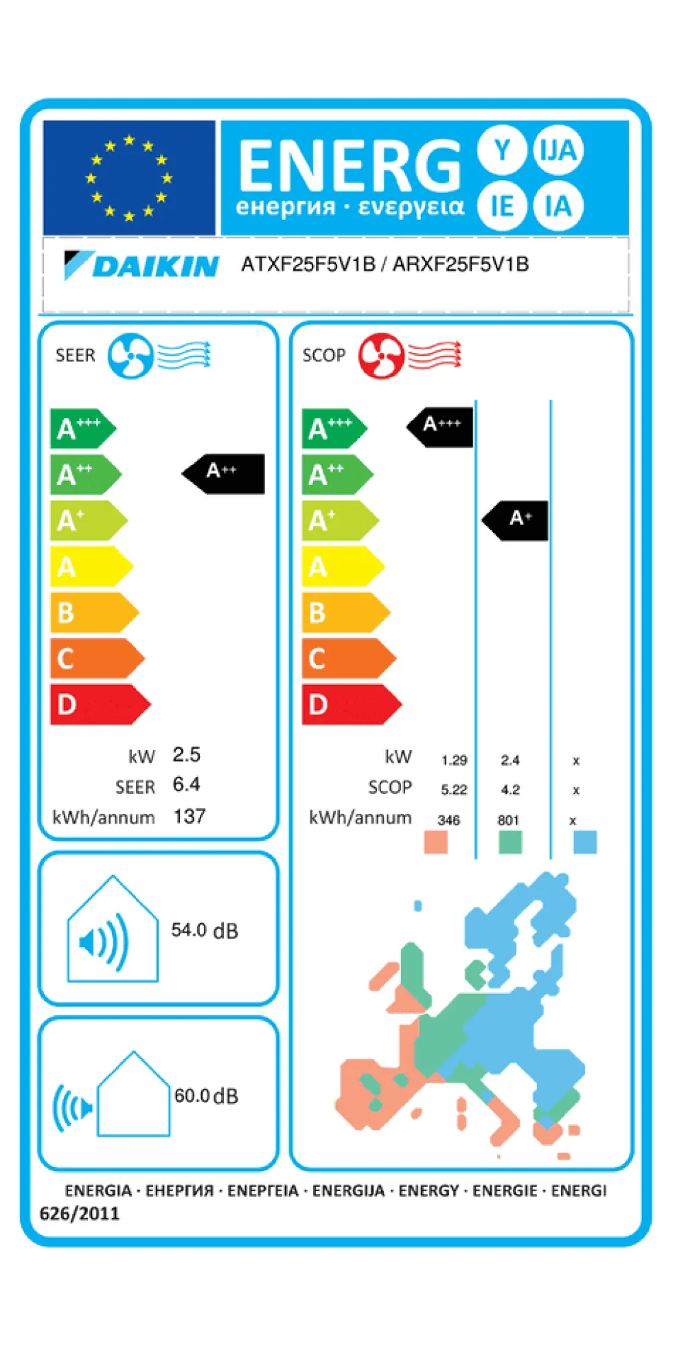 Condizionatore mono Daikin PRO ERA White