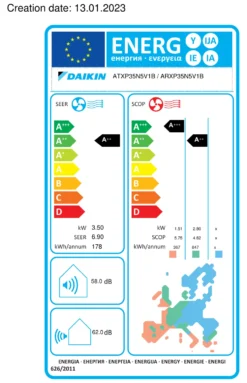 Condizionatore mono Daikin SIESTA Super Plus Atxp n White
