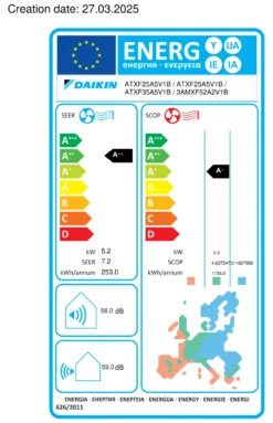 Condizionatore trial Daikin SIESTA White