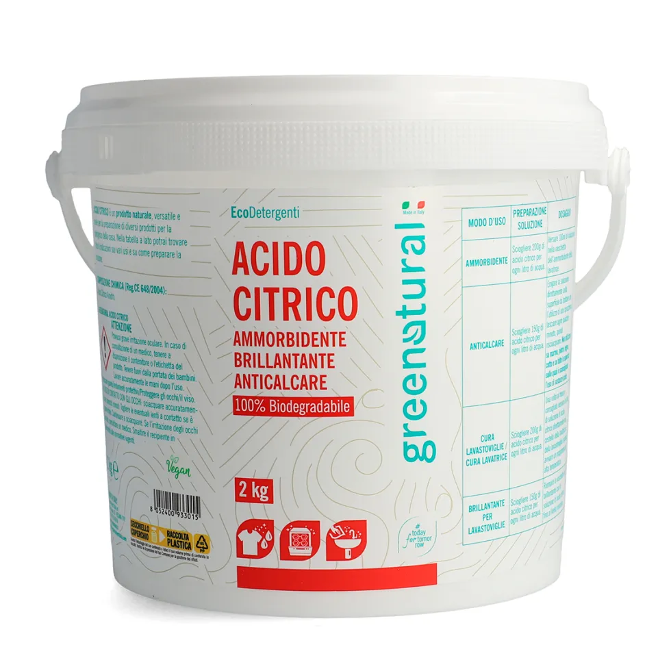 Confezione Acido citrico - 2 kg