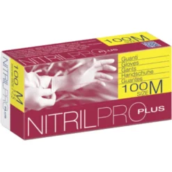 Confezione da 100 Guanti in nitrile Pro Plus taglia L
