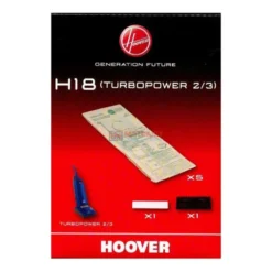 Confezione da 5 sacchi in carta H18 Turbopower