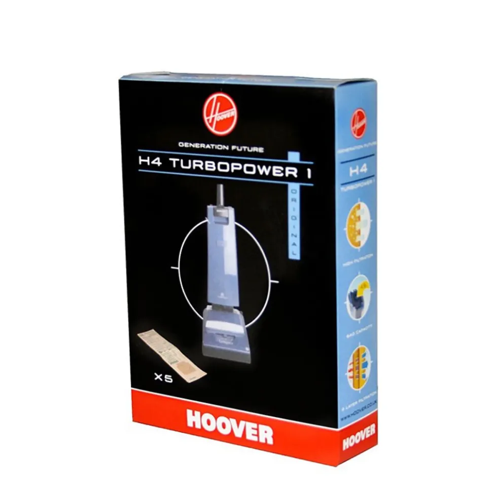 Confezione da 5 sacchi in carta H4 Turbopower