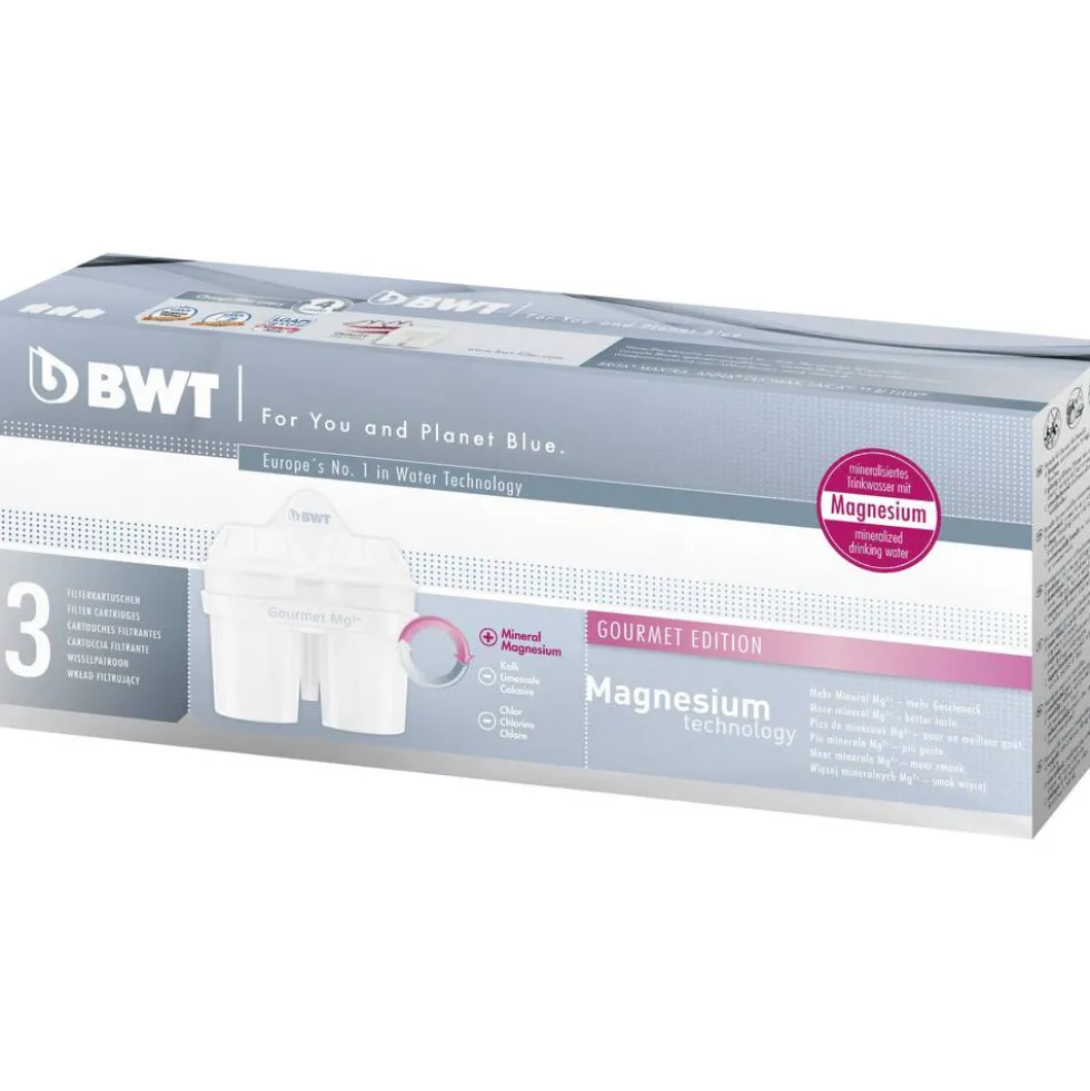 Confezione 3 filtri cartucce Longlife Mg2+ Magnesium