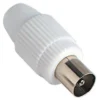 Connettore antenna Fanton 32000 Spina Coassiale Tv Bianco