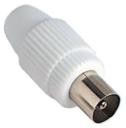 Connettore antenna Fanton 32000 Spina Coassiale Tv Bianco