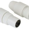 Connettore antenna Hama 00205212 Coax Set Bianco