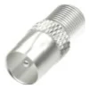 Connettore antenna Hama 00205223 F Coax Adapter Bianco