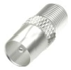 Connettore antenna Hama 00205223 F Coax Adapter Bianco
