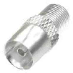 Connettore antenna Hama 00205224 F Coax Adapter Bianco