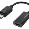 Connettore video Hama 00200335 Displayport a Hdmi Black