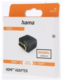 Connettore video Hama 00205173 8K HDMI Adapter Black