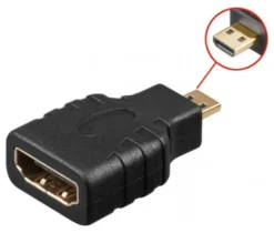 Connettore video Techly IADAP HDMI MD Hdmi a Micro Hdmi Tipo D F M Bla