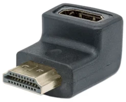 Connettore video Techly IADAP HDMI 519 Hdmi M F 90 Black
