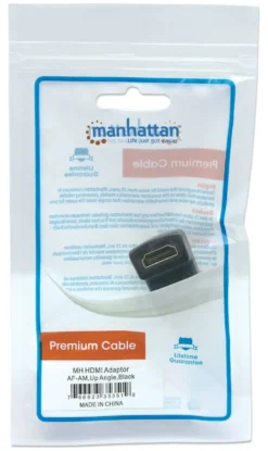 Connettore video Techly IADAP HDMI 519 Hdmi M F 90 Black