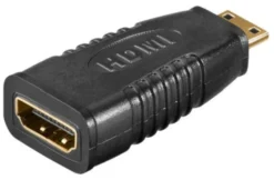 Connettore video Techly IADAP HDMI MC da Hdmi a Mini Hdmi Black