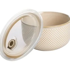 Contenitore frigo e microonde con coperchio ermetico e indicatore data Ø 18 cm - Caracas