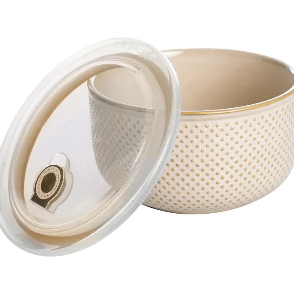 Contenitore frigo e microonde con coperchio ermetico e indicatore data Ø 18 cm - Caracas