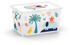 Contenitore Keter 84180005161 C BOX STYLE con ruote Wild animals