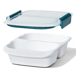 Contenitore per alimenti porta pranzo diviso 0,5 litri - Oxo