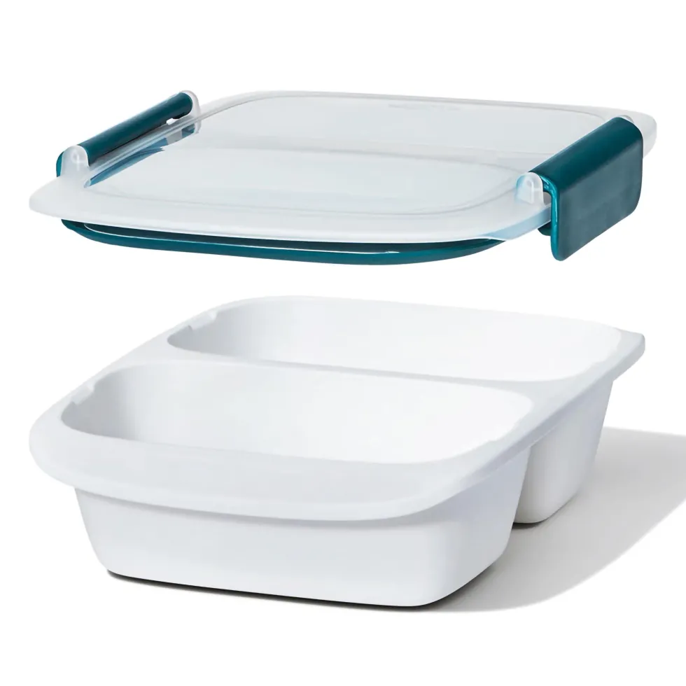 Contenitore per alimenti porta pranzo diviso 0,5 litri - Oxo
