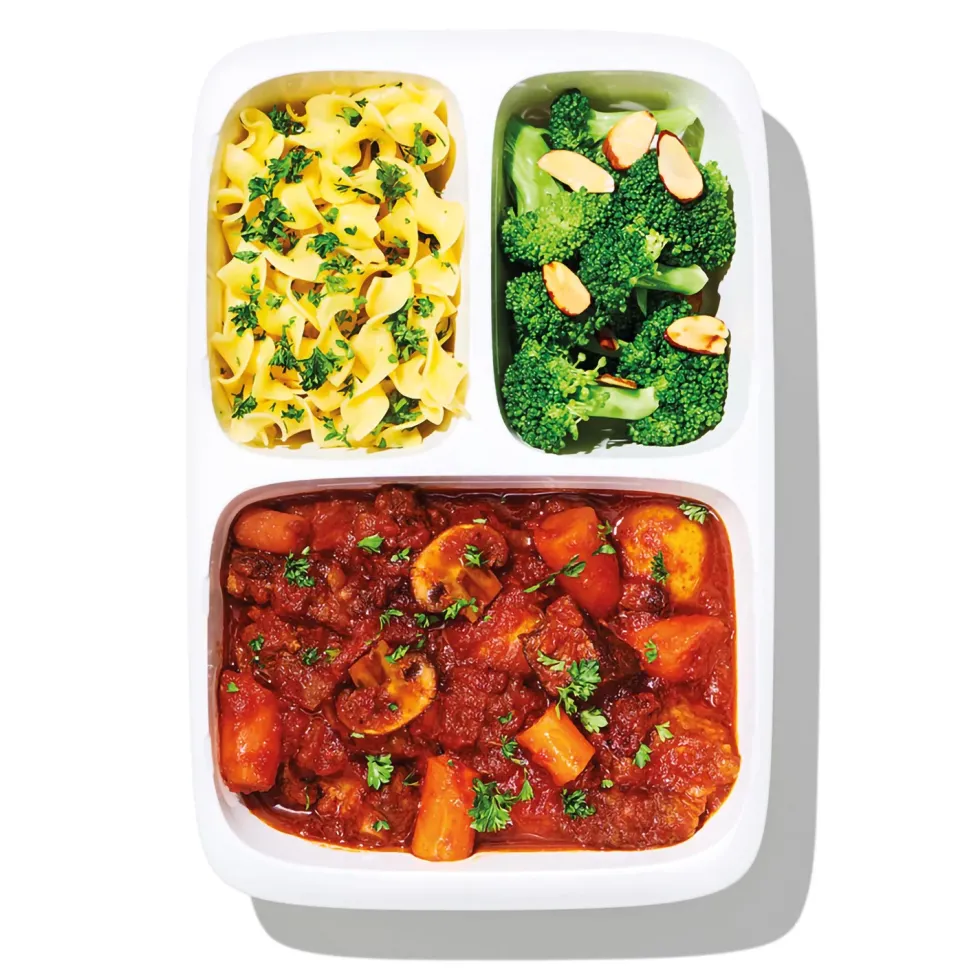 Contenitore per alimenti porta pranzo diviso 0,97 litri - Oxo