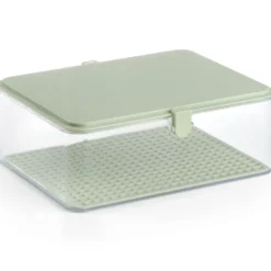 Contenitore salva sapori/vassoio servintavola in ABS e policarbonato 22 x 16 x h 10 cm - Degustibus