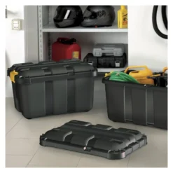 Contenitore Tontarelli 8035940AB7L01 BOXONE con ruote Nero