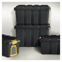 Contenitore Tontarelli 8035940AB7L01 BOXONE con ruote Nero
