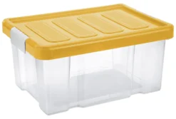 Contenitore Tontarelli 8035636ABV PUZZLE BOX con ruote Giallo