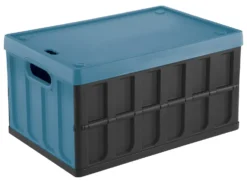 Contenitore Tontarelli 8034118704 CARGO pieghevole con coperchio Nero