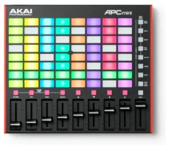 Controller disc jockey Akai 1070006740 APC Mini Mkii Black e Red