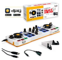 Controller disc jockey Hercules 4780955 DJCONTROL Mix Bluetooth White