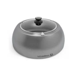 Coperchio Lotus Grill XL in acciaio e vetro